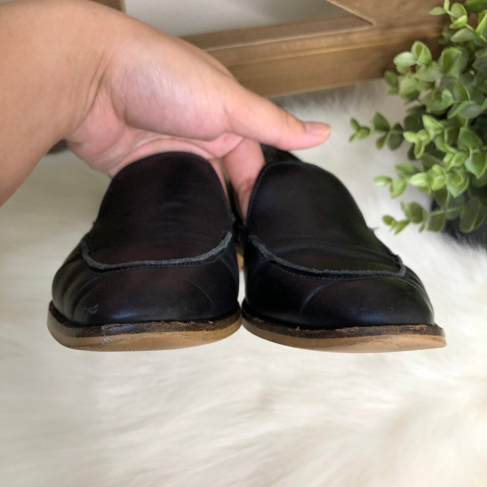 EVERLANE | The Modern Loafer Leather Navy US 7.5 - Picture 3 of 10